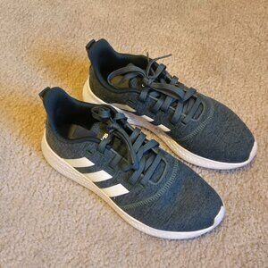 adidas Women's Puremotion Running Shoe, Green/White Size 8.5
